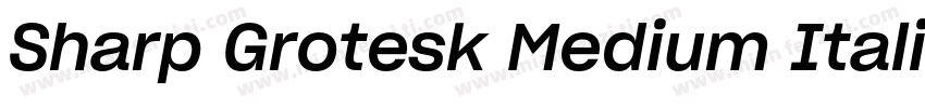 Sharp Grotesk Medium Italic 20 Regu字体转换
